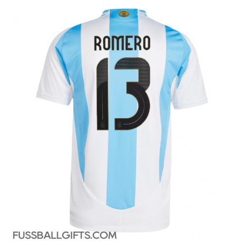 Argentinien Cristian Romero #13 Fußballbekleidung Heimtrikot Copa America 2024 Kurzarm